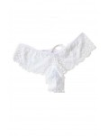 White Crisscross V Shape Women's Underwear